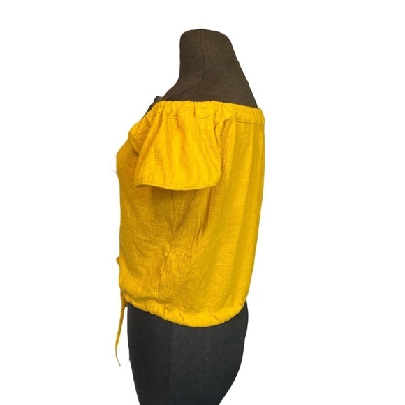 Madewell  Texture & threads Tank Top Yellow Size Medium - Picture 5 of 6